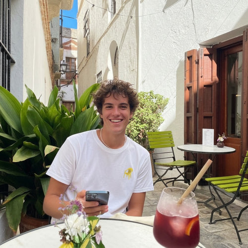 Relaxed fit heavyweight cotton t-shirt lifestyle image