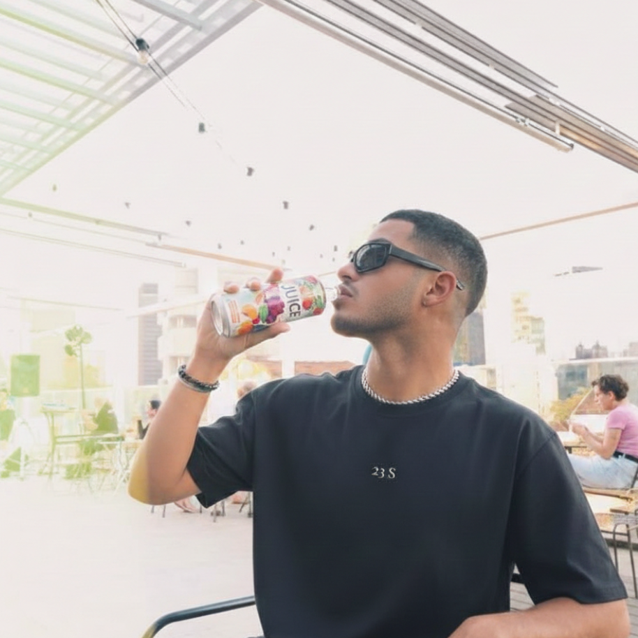  central “23 S” print on organic cotton t-shirt